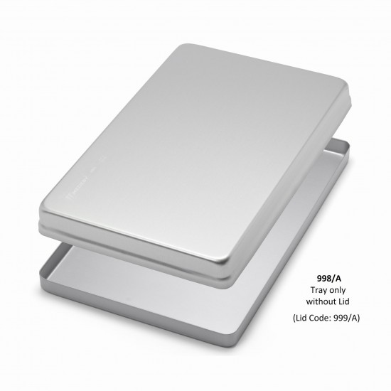 TRAY LARGE ALUMINIUM SILVER